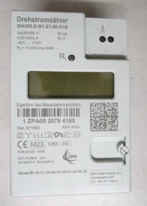 eHz Drehstromzähler NEU Smart Meter inkl.  PIN Code Rücklaufsperre RLS - Bild 1 von 3
