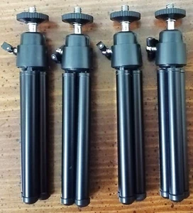 Mini Universal Adjustable Tripod Stand Mount Gopro Digital Camera -- SET OF 4 - Picture 1 of 5