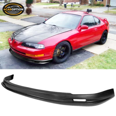 Fits 92-96 Honda Prelude Mugen Style Front Bumper Lip Spoiler Splitter PP Foto 1 de 4