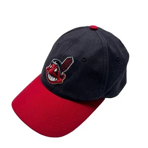 Vintage Cleveland Indians Chief Wahoo Twins Enterprise Stretch Fit Hat Youth H1 - Picture 1 of 7
