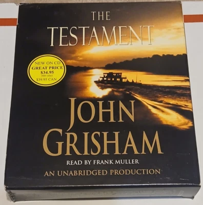 The Testament by John Grisham ( 1999, Audiobook, 12 CDs, Unabridged) Rare - Image 1 of 4