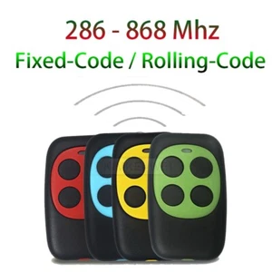 4-Ch Universal Wireless Remote Control 282-868MHz Fixed/Rolling Code Garage Door - Picture 1 of 11