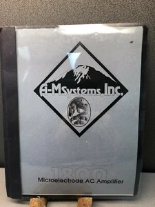 A-M Systems Inc 1800 Microelectrode AC Amplifier Instruction Manual - Picture 1 of 2