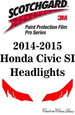 Película de protección de pintura 3M Scotchgard serie Pro para Honda Civic SI 2014 2015 Foto 1 de 3