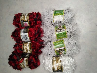 Lot Of Eight Bernat Yarns Boa And Envy - Image 1 of 4