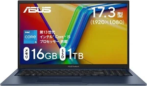 ASUS Laptop Vivobook 17 13 Gen Core i5-1335U 16GB SSD1TB X1704va-AU068W - Picture 1 of 12