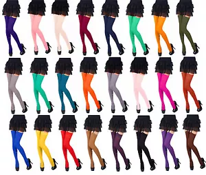 Opaque Stockings 40Denier Plain Top by Romartex,24Fashionable Colours,Sizes S-XL - Picture 1 of 29