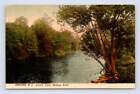 Ramapo River "Lovers Tryst" OAKLAND New Jersey Antique Bergen County Postcard