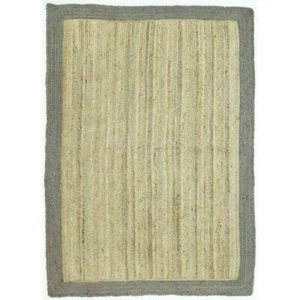 Rug Runner 100% natural braided jute modern handmade carpet rustic look area rug - Picture 1 of 8