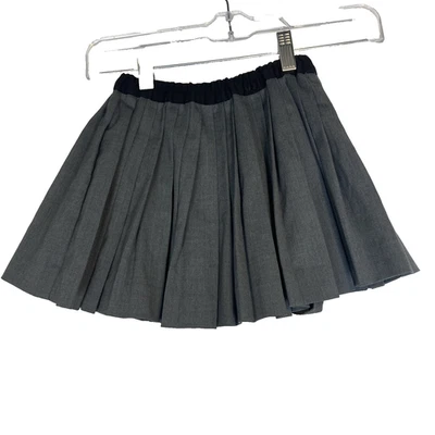Falda Bonpoint Niñas Talla 6 Plisada Preppy Prep Gris Foto 1 de 4
