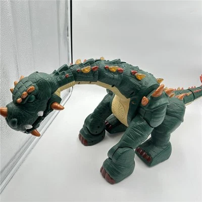 Fisher Price Imaginext Spike The Ultra 恐龙 绿色 无遥控器或充电器 — 第 1/2 张图片