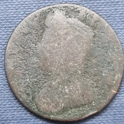 Moneda Ficha Cobre Colonial Britannia Británica Georgius III Rex Años 1700 #89018 Foto 1 de 2