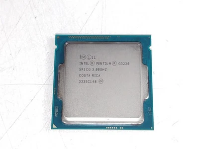 Lot of 2 Intel Pentium G3220 3 GHz LGA 1150 5 GT/s Desktop CPU Processor SR1CG - Image 1 of 4