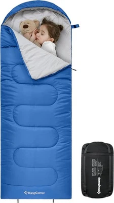 Kingcamp Kinderschlafsack Leichtgewicht warm 34 Jahreszeiten Camping  - Bild 1 von 4