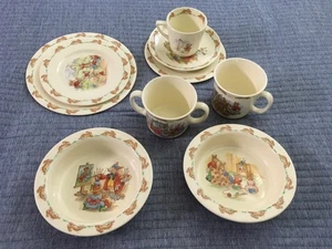 Royal Doulton Bunnykins Geschirr 9-teiliges Set Beatrix Potter Peter Rabbit - Bild 1 von 12