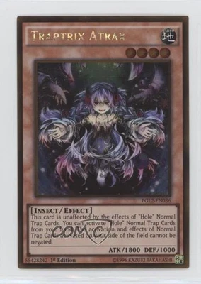 Traptrix Atrax 1st Ed. YuGiOh Premium Gold: Return of the Gold #PGL2-EN036 - Image 1 of 2