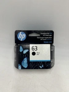 NEU HP 63 Tintenpatrone Schwarz Original Versiegelt - Bild 1 von 5