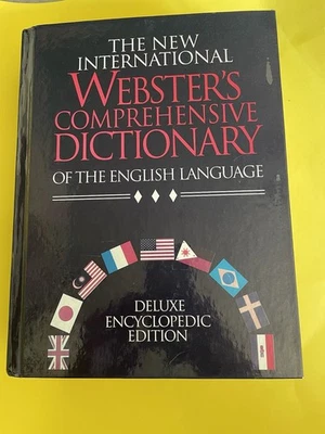 WEBSTER’S COMPREHENSIVE DICTIONARY DELUXE EDITION 1996 INTERNATIONAL BIG HEAVY - Image 1 of 3