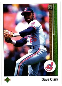 1989 Upper Deck #517 Dave Clark Cleveland Indians - Picture 1 of 2