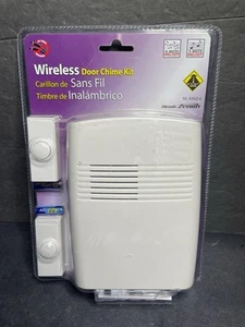 Heath Zenith SL-6162-C Wireless 2-Button Door Bell Chime Kit ~NIP~ - Picture 1 of 3