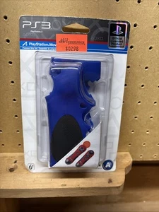 Power A Playstation Move Premium Grip Set Sony PS3 - BLUE Brand New Fast Ship - Picture 1 of 2