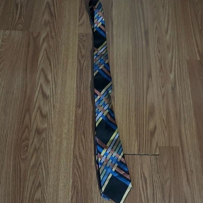 Duchamp Multicolor Striped Classic Made in Italy Tie Old Money Business Luxury - Image 1 of 4
