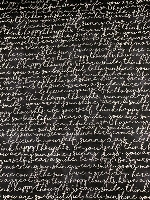 灵感词 HAPPY SUNSHINE 相信棉织物 FQ — 第 1/3 张图片