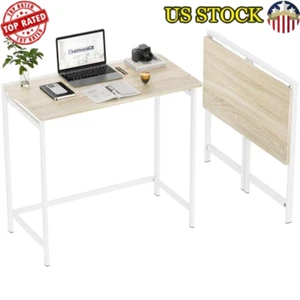 Folding Desk Portable Space Saving Computer Table Home Study Office Bedroom New - Picture 1 of 6