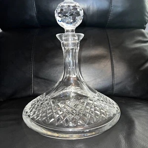 Galway Lead Crystal KEENAN Ships Decanter (NEW IN BOX) - Made in Ireland - Picture 1 of 3