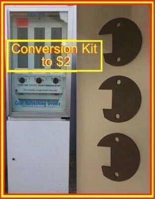 $2 Coin Conversion Kit for - DI-147/RP-145S Drink Vending Machine  - image 1 of 4