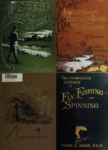 160 Old Rare Books on Fly Fishing Tying Angling Salmon Trout Flies Rod on DVD - Imagen 1 de 12