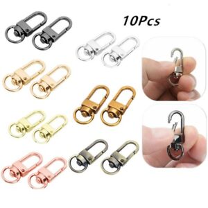 5/10 Metal Lobster Claw Clasp Swivel Trigger Hook Hanger for Keychain Pendant