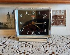 Vintage alarm clock, Polaris, mechanical clock, China wind up clock
