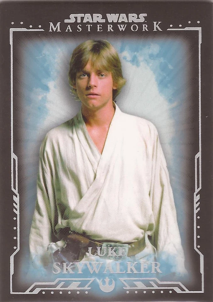 Star Wars Masterwork - "Luke Skywalker" Blue Parallel Base Card #2 - Image 1 of 1