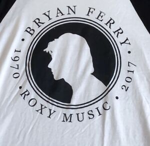 Bryan Ferry Roxy Music 80s Rock T Shirt New Wave T Shirt Mens XL Concert T Shirt