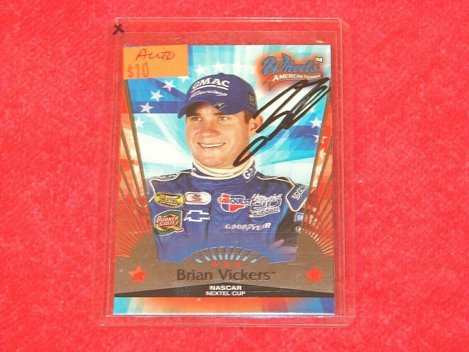 BRIAN VICKERS SIGNED AUTOGRAPHED 2003 WHEELS AMERICAN THUNDER #25 (H-1159) - Image 1 of 1
