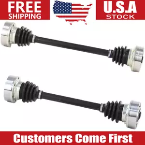 Fits 1983-1991 Volkswagen Vanagon Automatic 2PC Pair Rear CV Axle CV Joint Shaft - Picture 1 of 7