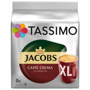 TASSIMO JACOBS Caffè Crema Classico XL Kaffee KAPSEL Gemahlen 16 T-DISCS - Bild 1 von 1