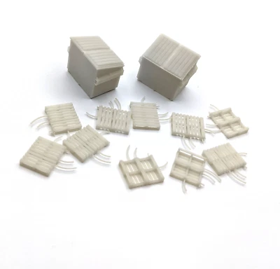 Contenedores de basura y palets escala HO 12 piezas Foto 1 de 3