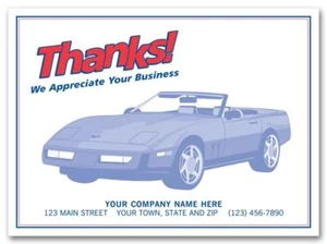 6516 Auto Floor Mat Thanks 19 x 14" QTY 250 - Picture 1 of 1