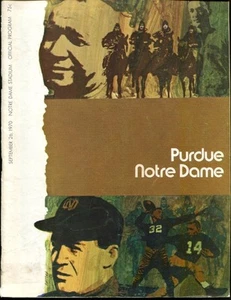 1970 Notre Dame v Purdue Programa 9/26/70 ex - Imagen 1 de 1