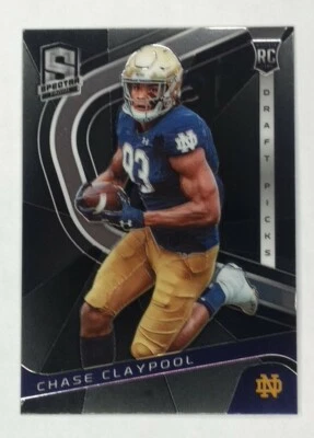 2020 Panini Chronicles Draft Picks Spectra Chase Claypool Rookie RC #15 - Image 1 of 4