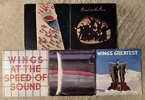Paul McCartney & Wings 5 Vinyl Record LP Lot - See Picture for Titles - Picture 1 of 3
