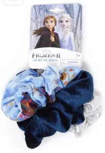 Neu Disney Frozen 2 Haar Scrunchies 3-teiliges Set - Neu mit Etikett - Bild 1 von 2
