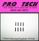 PTMC 4 (8) Spark Plug Wire Boots 1:25 Scale Search LBR Model Parts PRO TECH