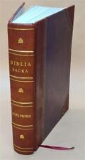 Biblia sacra vulgatae editionis, Sixti V pontificis max. jussu r [Leather Bound]