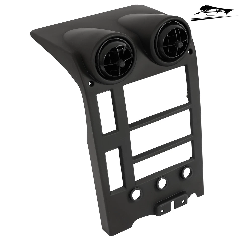 Para Hummer H2 03-04 Tablero Central Radio Borde Envolvente Bisel Negro ABS Foto 1 de 4