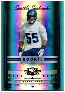 2006 Donruss Threads #224 Darryl Tapp - Rookie RC FREE SHIPPING! - Picture 1 of 2