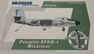 Anigrand Craftswork Models 1/72 Douglas XF6D-1 Missileer Resin Kit AA-2075 - Picture 1 of 8