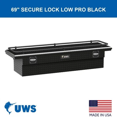 FOR 2002-2010 Dodge Ram 1500 69" Secure Lock Crossover Truck Tool Box - Image 1 of 4